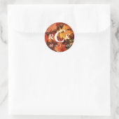 Fall Wedding Ronde Sticker (Tas)