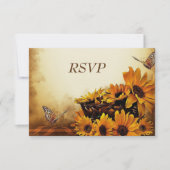 Fall Wedding RSVP-kaart RSVP Kaartje (Voorkant)