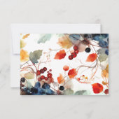 Fall Wedding RSVP Kaartje (Achterkant)