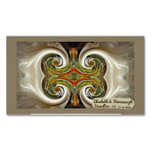 "Fall Wedding Table Favor" Visitekaartje magneet (Voorkant)