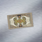 "Fall Wedding Table Favor" Visitekaartje magneet (Voorbeeld)