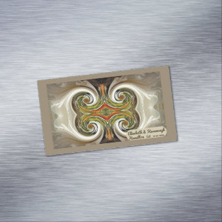 "Fall Wedding Table Favor" Visitekaartje magneet