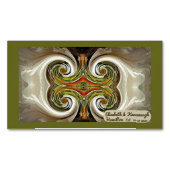 "Fall Wedding Table Favor" Visitekaartje magneet (Voorkant)