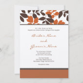 Fall Wedding Uitnodiging (Voorkant)