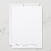 Fall Wedding Uitnodiging (Achterkant)