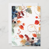 Fall Wedding Uitnodiging (Achterkant)