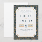 Fall Wedding Uitnodiging (Voorkant / Achterkant)