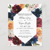 Fall Wedding Uitnodiging | Begroting (Voorkant)