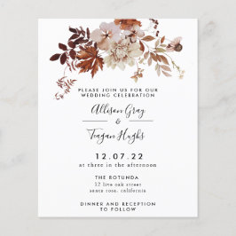 Fall Wedding Uitnodiging | Begroting