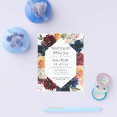 Fall Wedding Uitnodiging | Begrotingsbrochure Flyer (Enkel)