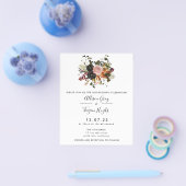 Fall Wedding Uitnodiging | Begrotingsbrochure Flyer (Enkel)