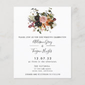 Fall Wedding Uitnodiging | Begrotingsbrochure Flyer (Voorkant)