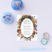 Fall Wedding Uitnodiging | Begrotingsbrochure Flyer (Enkel)