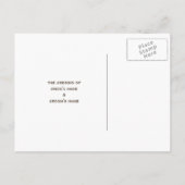 Fall Wedding Zonnebloem Save The Date Briefkaart (Achterkant)