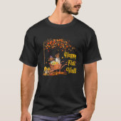 Fall Y'all Jack Russell Autumn Fall Maple Leaf Men T-shirt (Voorkant)