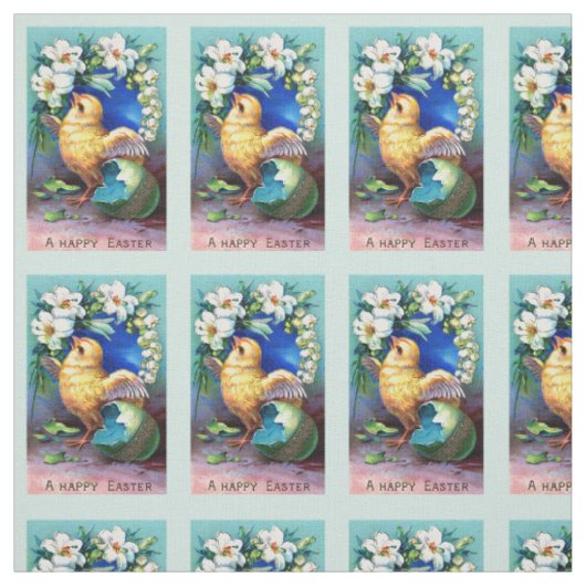 Falla Happy Easter Chick Stof (Swatch)