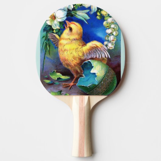 Falla Happy Easter Chick Tafeltennisbatje (Voorkant)