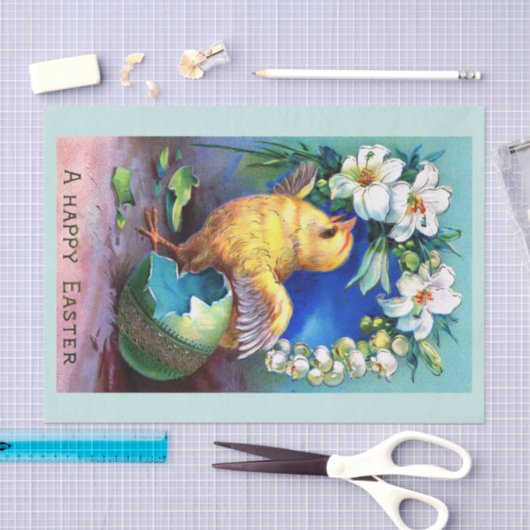 Falla Happy Easter Chick Tissuepapier (Craft)