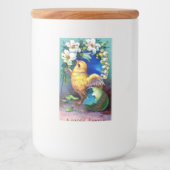 Falla Happy Easter Chick Voedselcontainer Etiket (Voorkant)