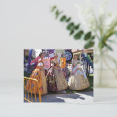 Fallas Dames. Briefkaart (Staand voorkant)