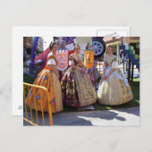 Fallas Dames. Briefkaart (Voorkant / Achterkant)