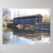 Fallasburg Covered Bridge Poster (Voorkant)