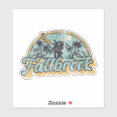Fallbrook, Californië Sticker (Vel)