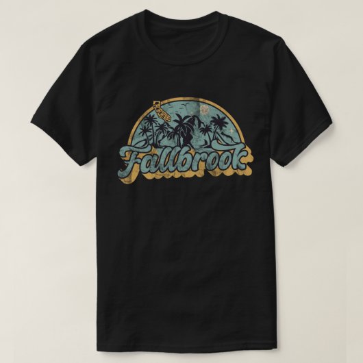 Fallbrook, Californië T-shirt (Design voorkant)