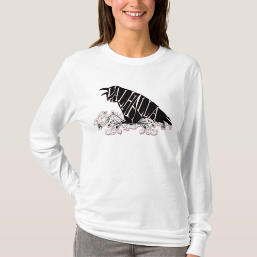 Fallegur Raven Valhalla T-shirt (Voorkant)