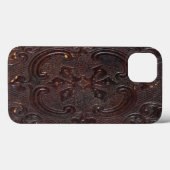 Fallen Ancient Leather Book Case-Mate iPhone Case (Achterkant (horizontaal))