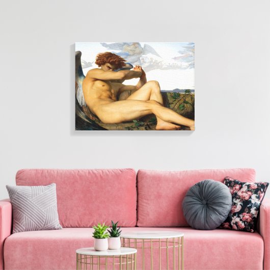 Fallen Angel Alexandre Cabanel Original Canvas Afdruk (Insitu (Woonkamer))