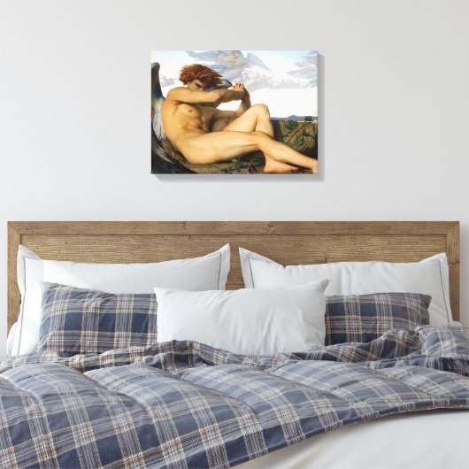 Fallen Angel Alexandre Cabanel Original Canvas Afdruk (Insitu (Slaapkamer))