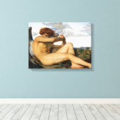 Fallen Angel Alexandre Cabanel Original Canvas Afdruk (Insitu (Houten vloer))