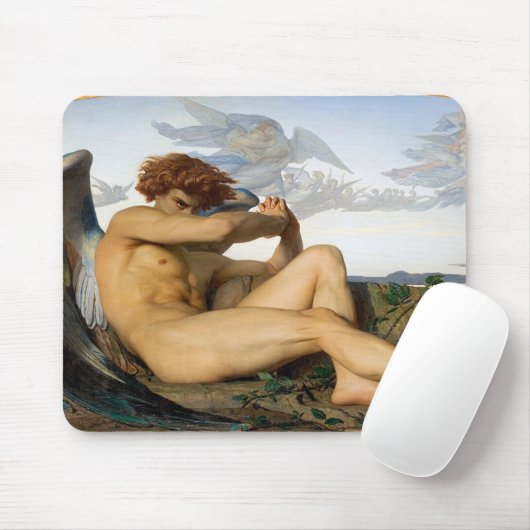 Fallen Angel Alexandre Cabanel Original Muismat (Met muis)