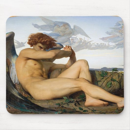 Fallen Angel Alexandre Cabanel Original Muismat (Voorkant)