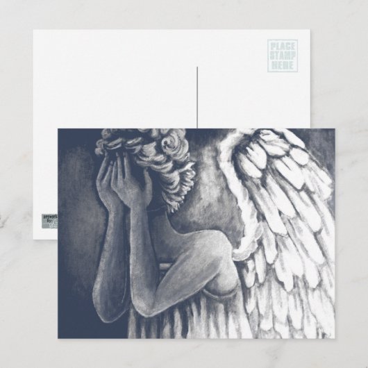 Fallen, Angel Art Briefkaart (Voorkant / Achterkant)