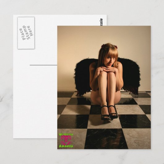 Fallen Angel Briefkaart (Voorkant / Achterkant)