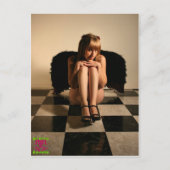 Fallen Angel Briefkaart (Voorkant)