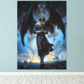 Fallen Angel Canvas Afdruk (Insitu (Houten vloer))