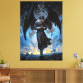 Fallen Angel Canvas Afdruk (Insitu (Woonkamer))