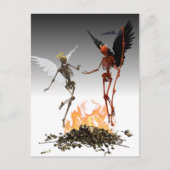 Fallen Angel Demon Devil Halloween Briefkaart (Voorkant)