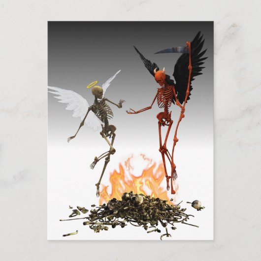 Fallen Angel Demon Devil Halloween Briefkaart (Voorkant)