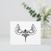 Fallen ANgel Design Studio Logo Briefkaart (Staand voorkant)
