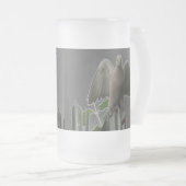 Fallen Angel Dove Frosted Glass Mok (Voorkant rechts)