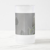 Fallen Angel Dove Frosted Glass Mok (Center)