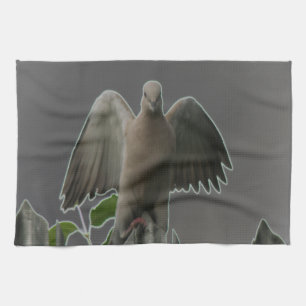 Fallen Angel Dove Kitchen Towel Theedoek