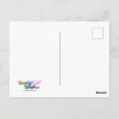 Fallen Angel Halloween Briefkaart (Achterkant)