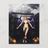 Fallen Angel Halloween Briefkaart (Voorkant)