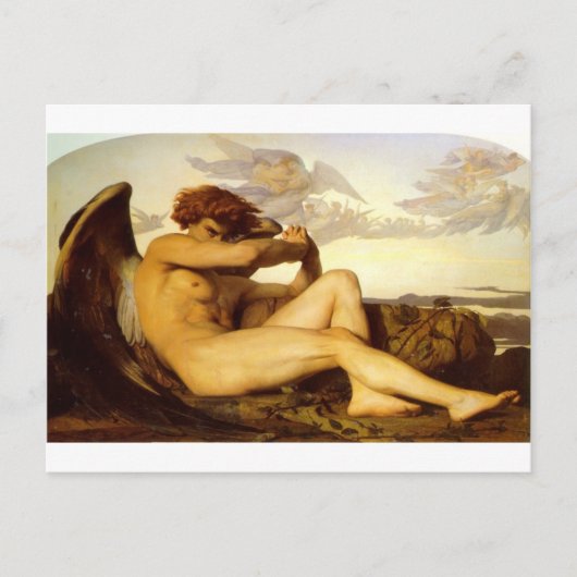 Fallen Angel van Alexandre Cabanel Briefkaart (Voorkant)