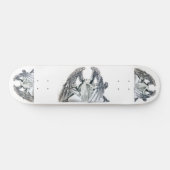 Fallen Angel Yoga Pose Art Skateboard (Horizontaal)